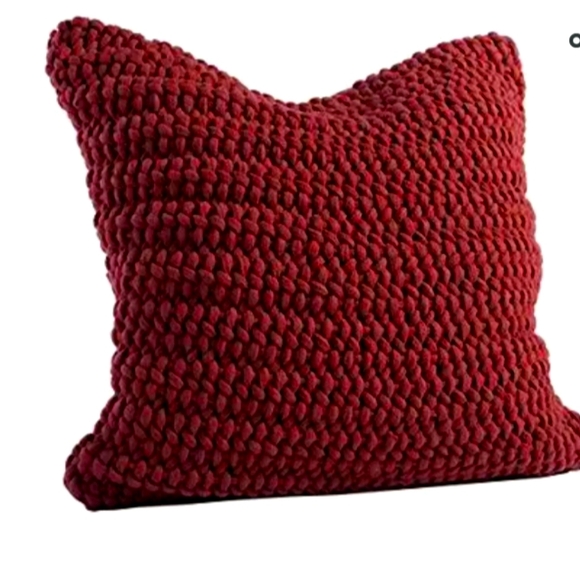 Nordstrom Other - Coyuchi Garnet Hand Woven Rope Pillow Cover NWT  22 x 22